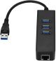 USB 3.0 Gigabit Ethernet RJ45 Adapter with 3 Ports