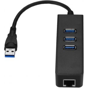 USB 3.0 Gigabit Ethernet RJ45 Adapter with 3 Ports