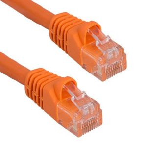 Cat5e 350 MHz UTP Red Snagless Crossover Ethernet Cable